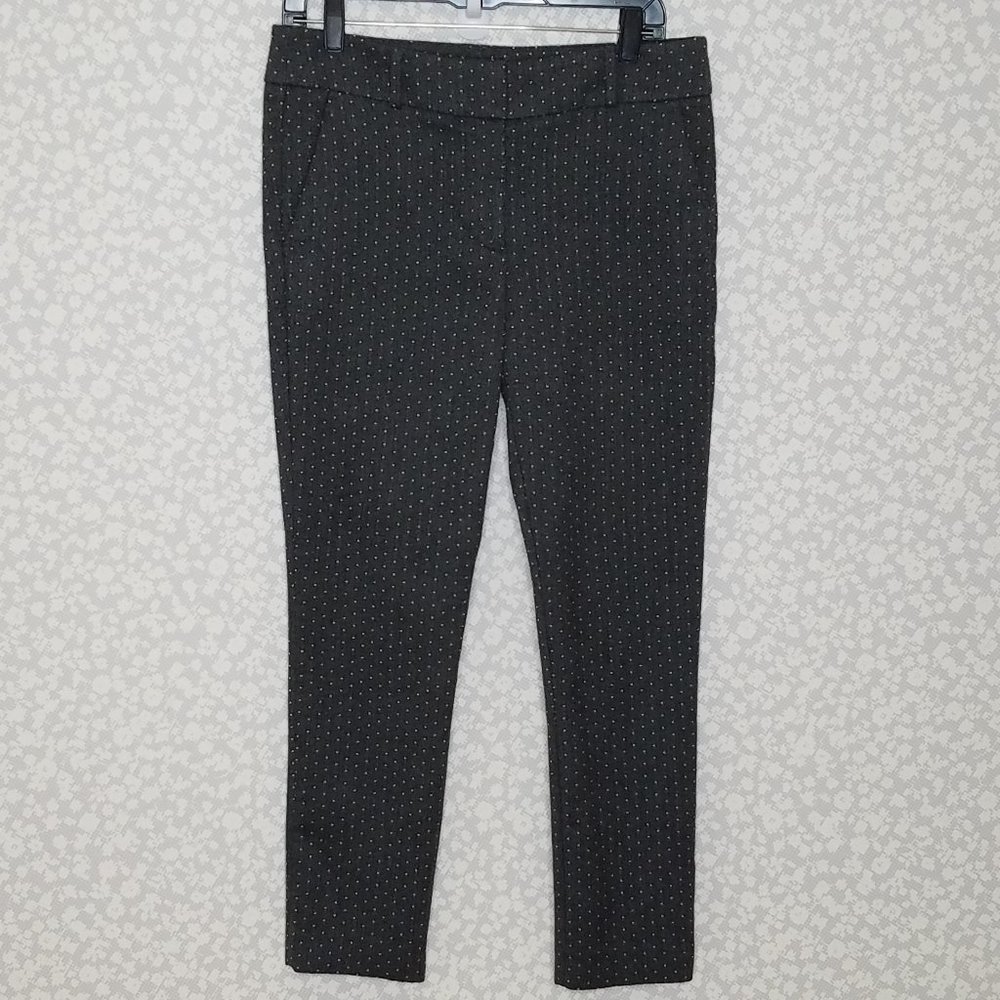 LOFT Marisa Skinny Pants Size 6 Polka Dot
